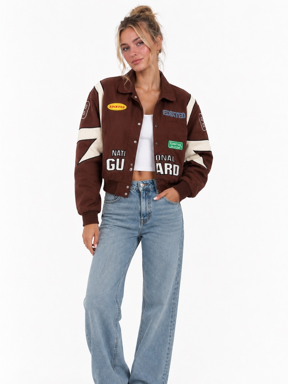 Edikted Brown National Guard Jacket